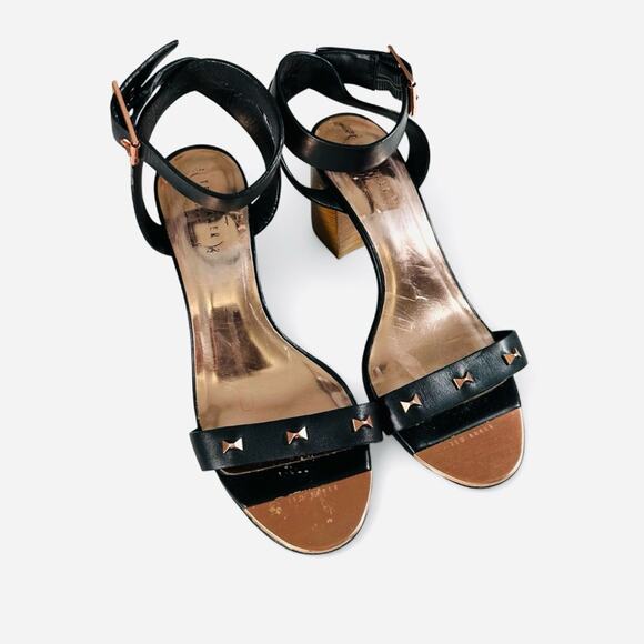 2/$25 Ted Baker Biah Sandals Heels Block Heel Bows Feminine Lovecore Girly 9 - Picture 4 of 13